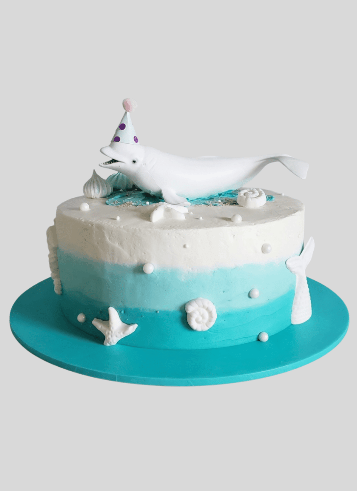 Pleasing Whale Cake