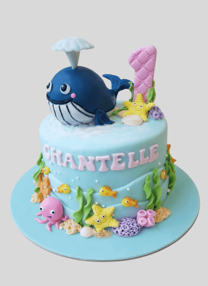Pretty Whale Cake