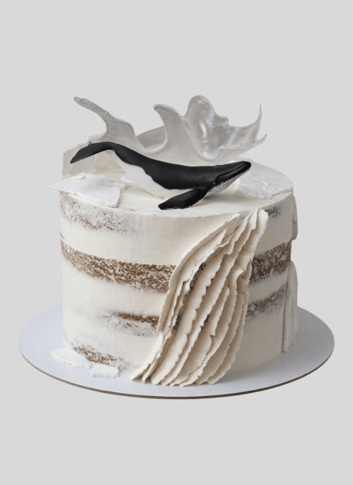 Wonderful Whale Cake Design
