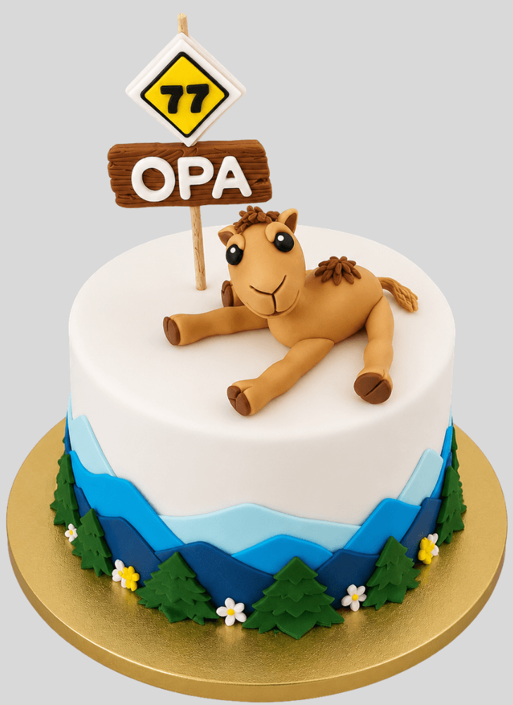 Captivating Camel Cake