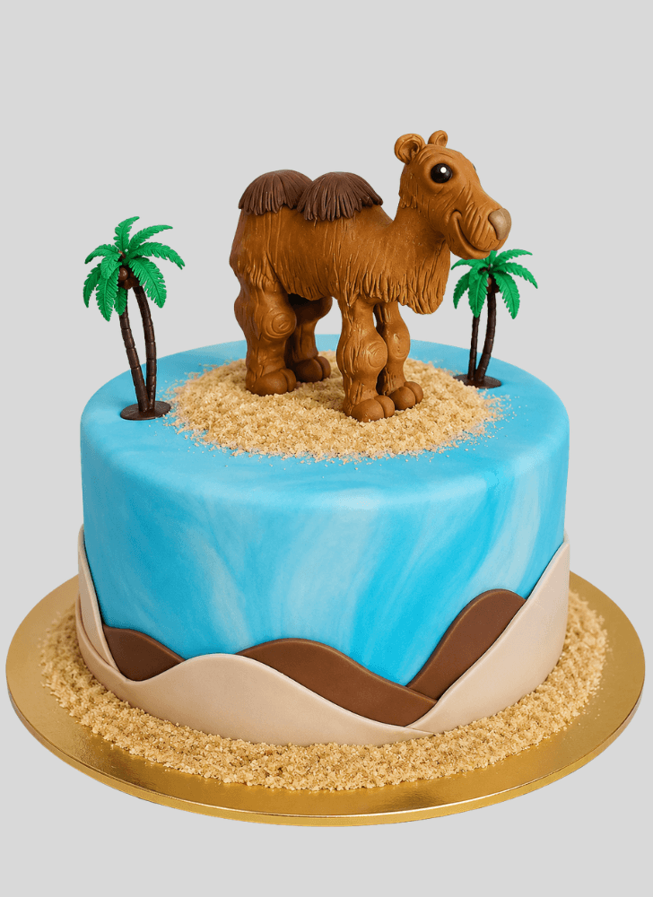 Charming Camel Cake