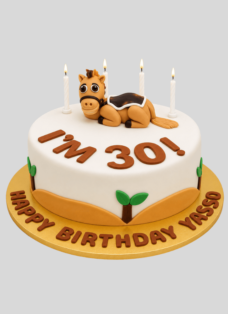 Elegant Camel Cake