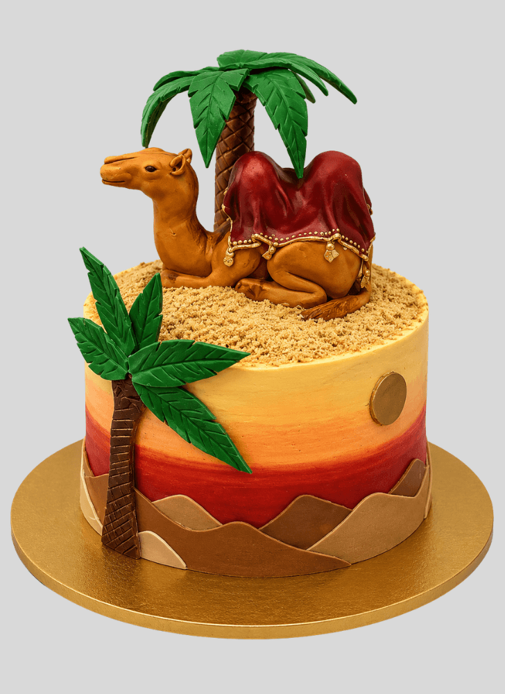 Enticing Camel Cake
