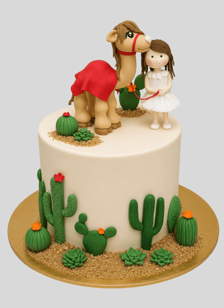 Handsome Camel Cake
