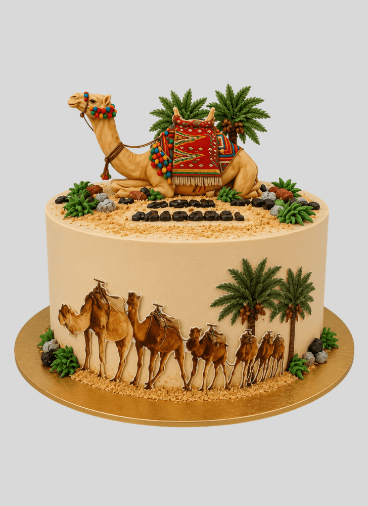 Pleasing Camel Cake