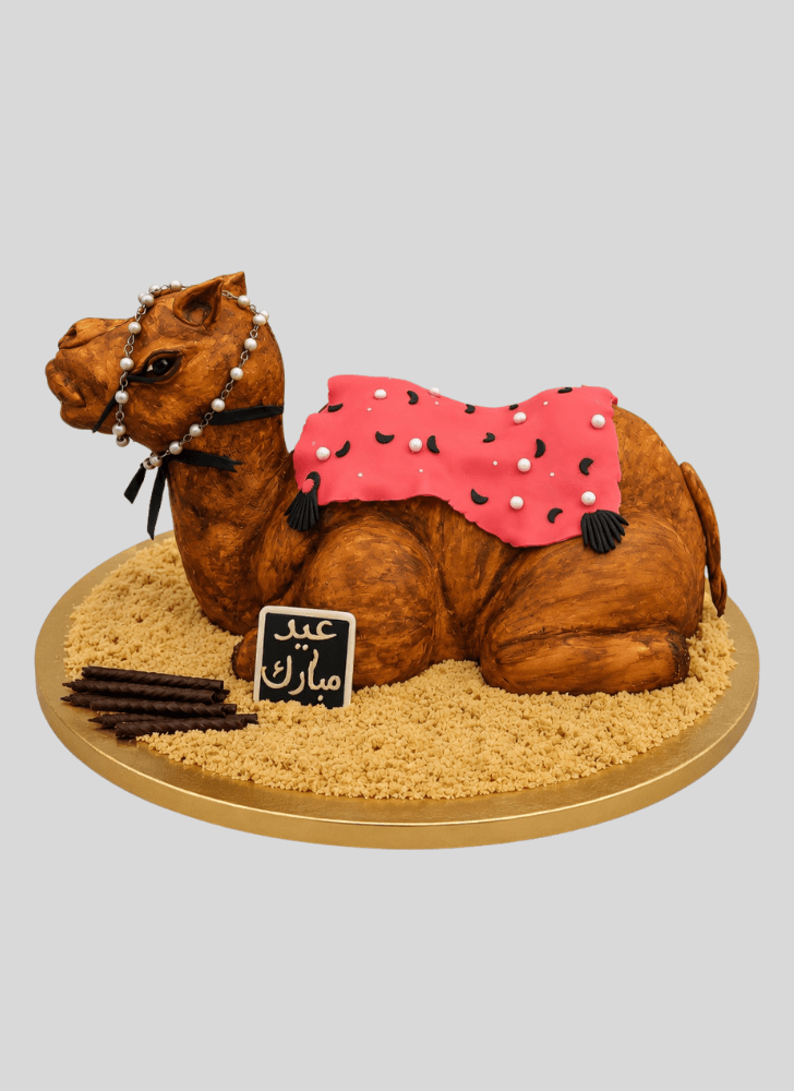 Radiant Camel Cake