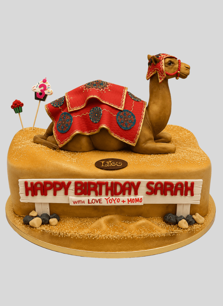 Ravishing Camel Cake