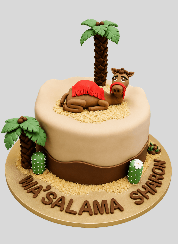 Resplendent Camel Cake