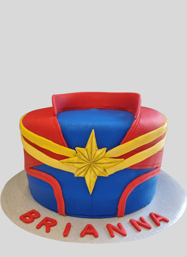 Classy Captain Marvel Cake
