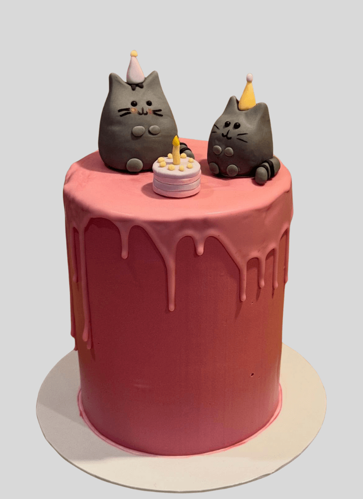 Admirable Cat Cake Design