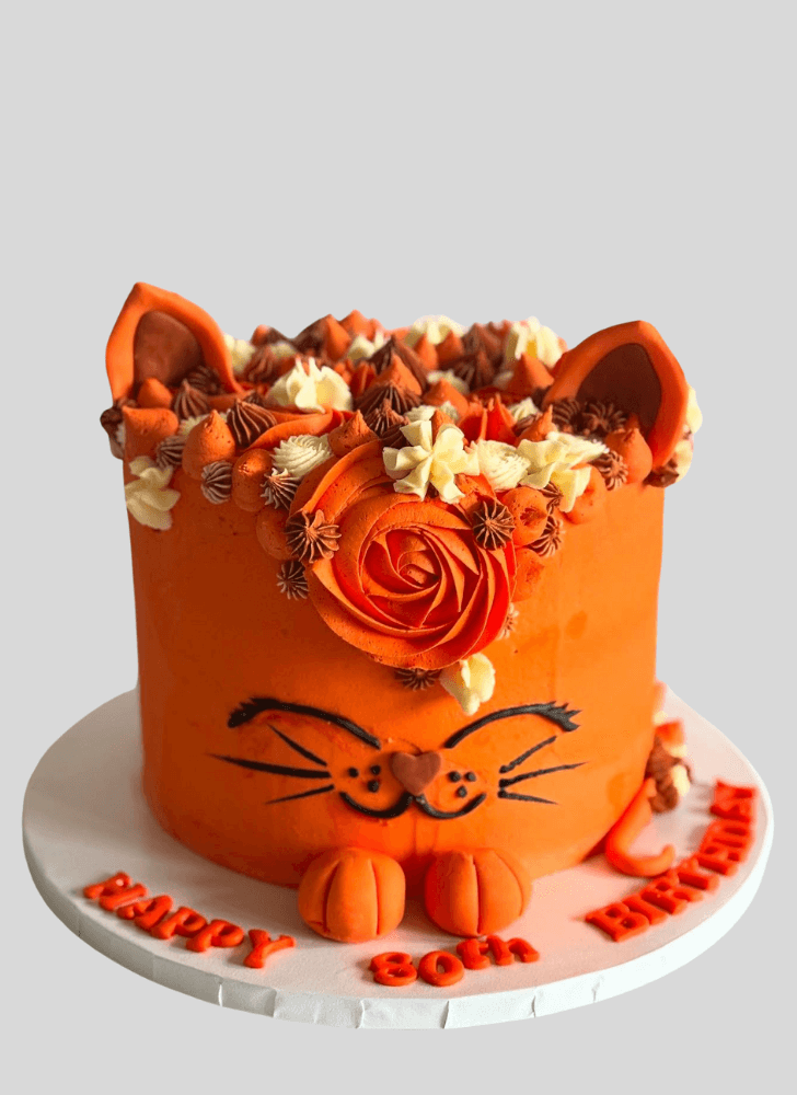 Alluring Cat Cake