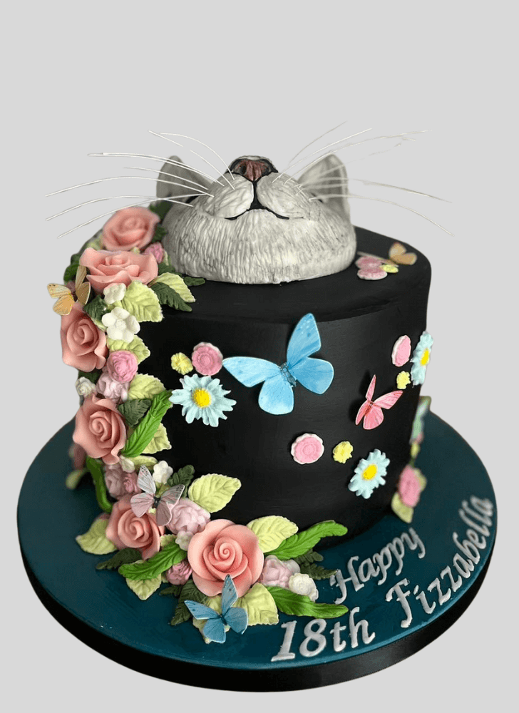 Charming Cat Cake