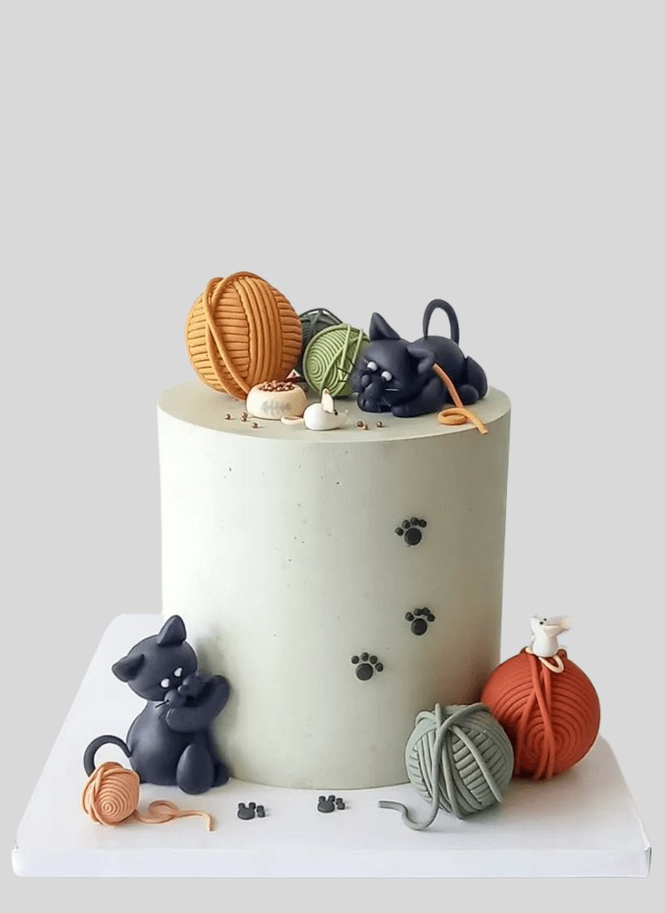 Delightful Cat Cake