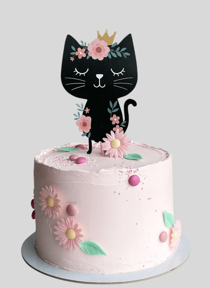 Lovely Cat Cake Design