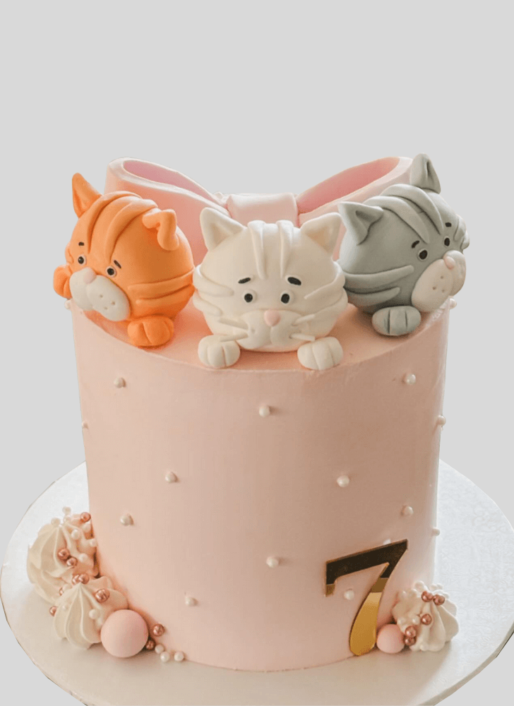 Wonderful Cat Cake Design