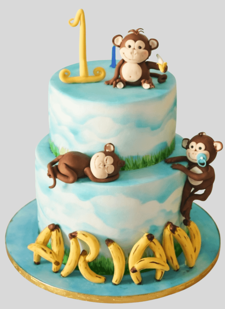 Admirable Ape Cake Design