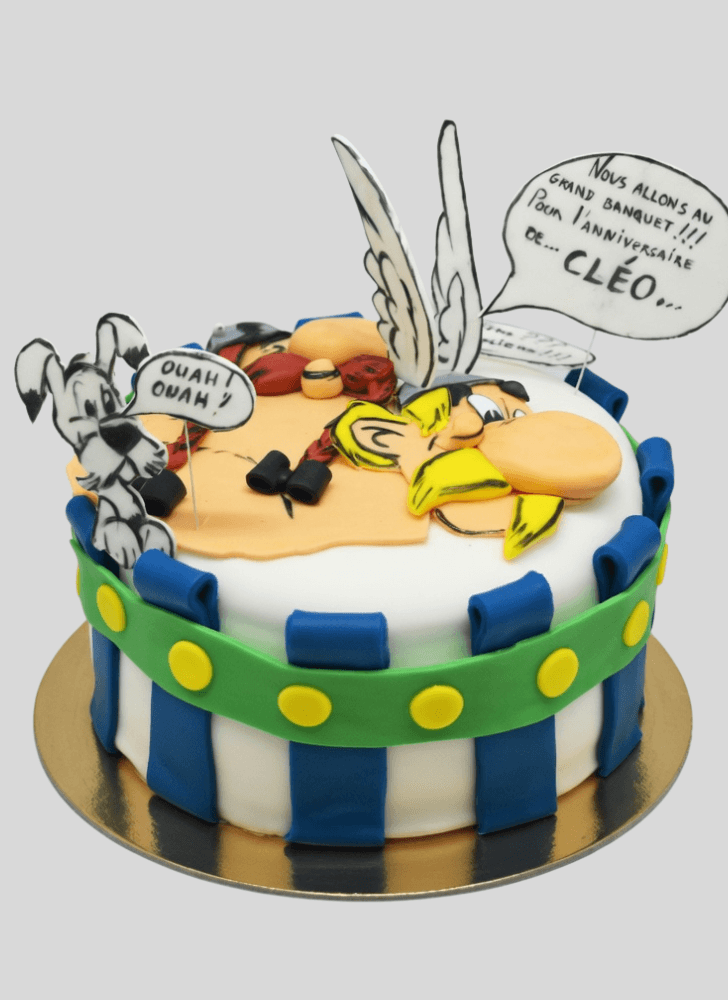 Adorable Asterix Cake