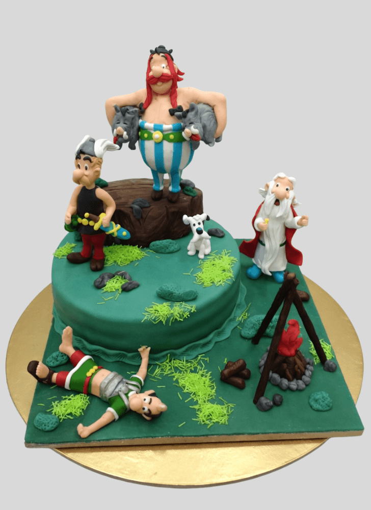 Alluring Asterix Cake