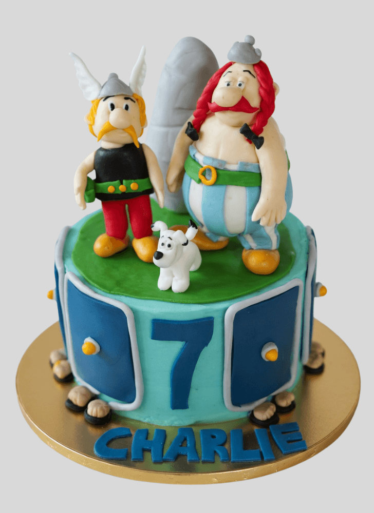 Angelic Asterix Cake