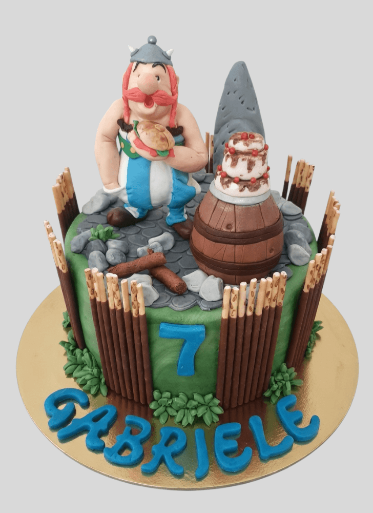 Captivating Asterix Cake
