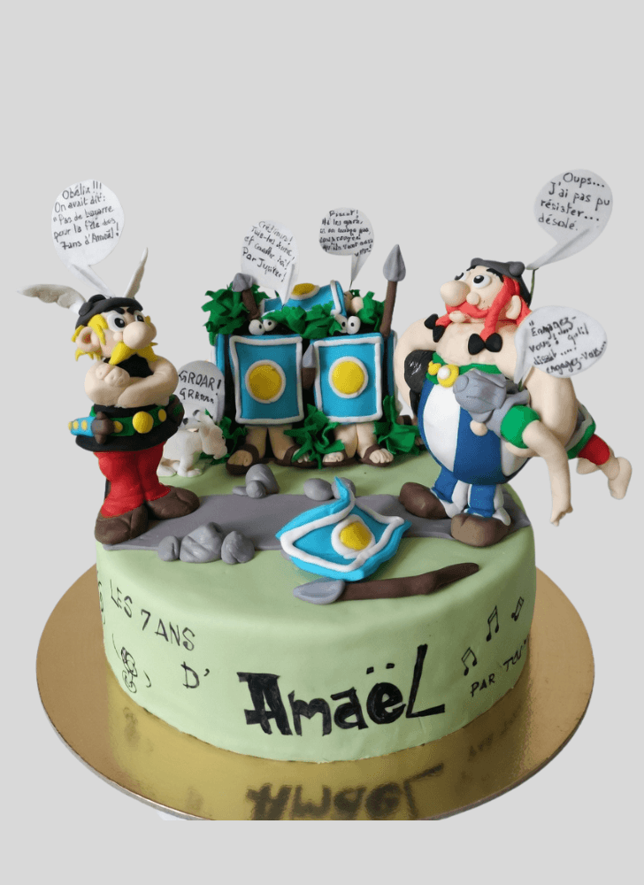 Cute Asterix Cake