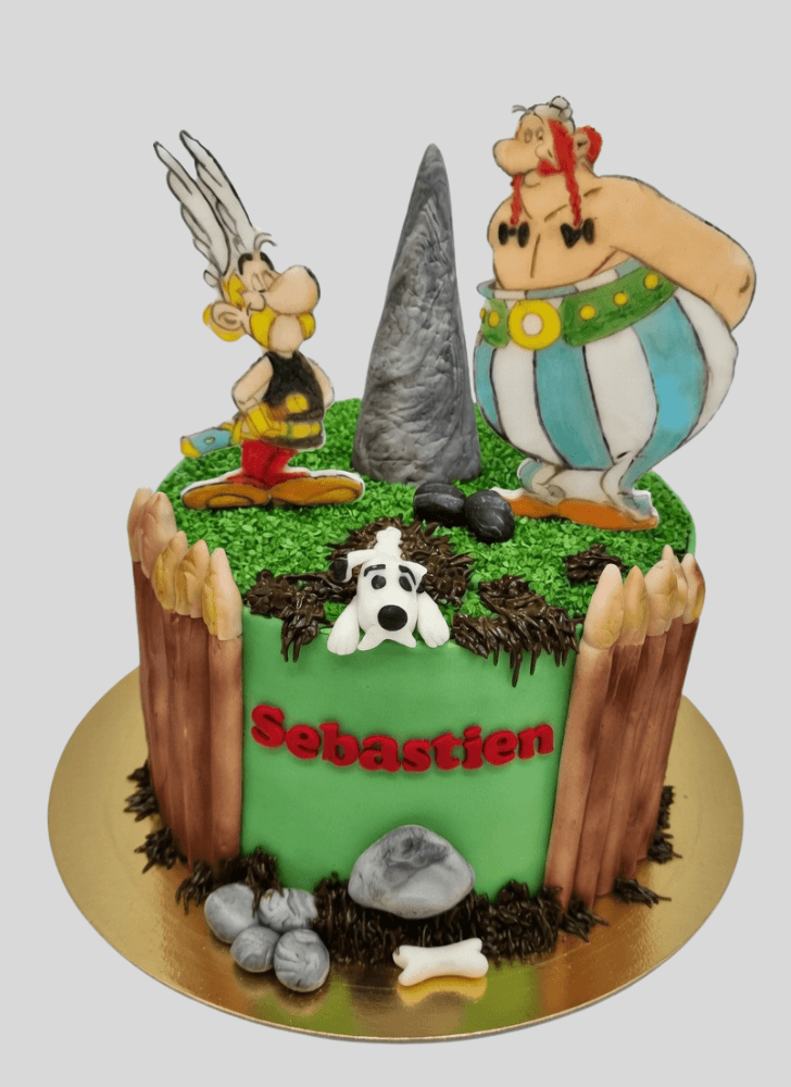 Delicate Asterix Cake