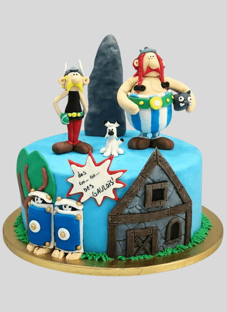 Good Looking Asterix Cake