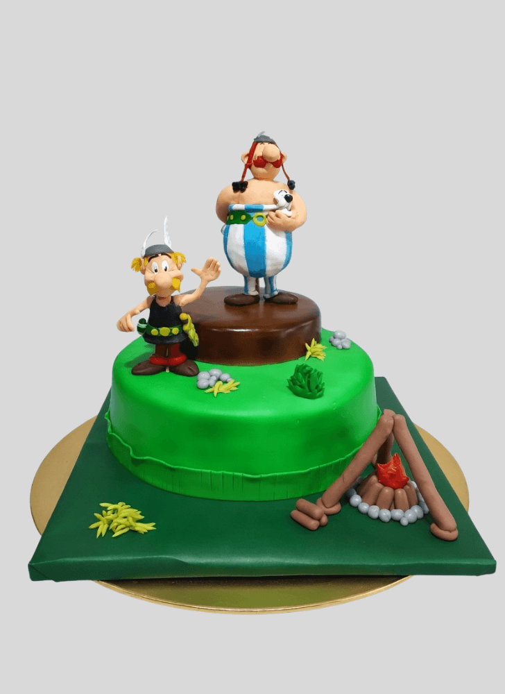 Graceful Asterix Cake