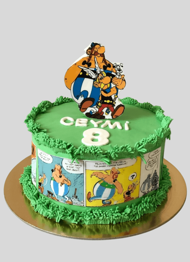 Lovely Asterix Cake Design
