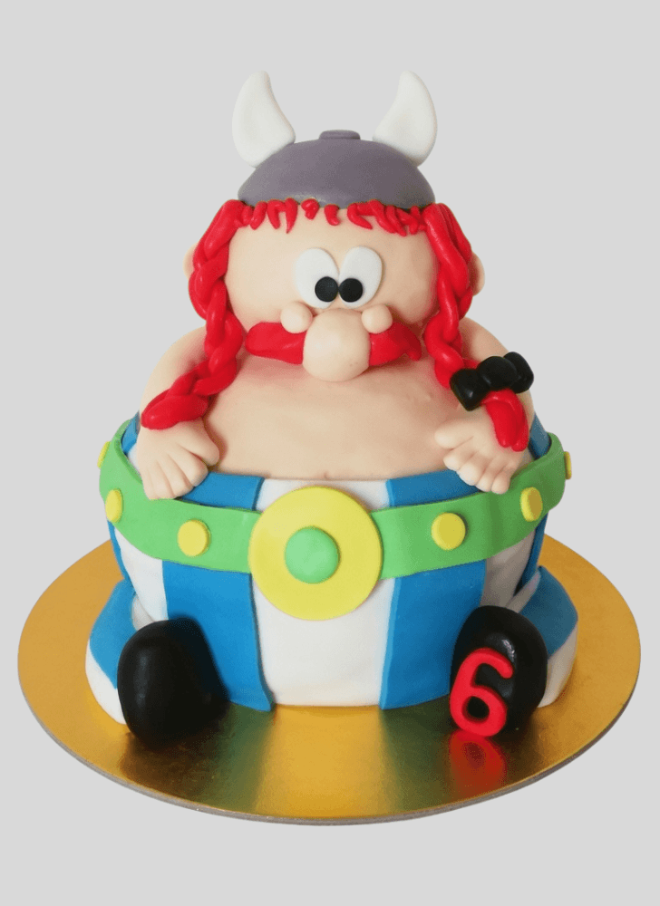 Magnetic Asterix Cake
