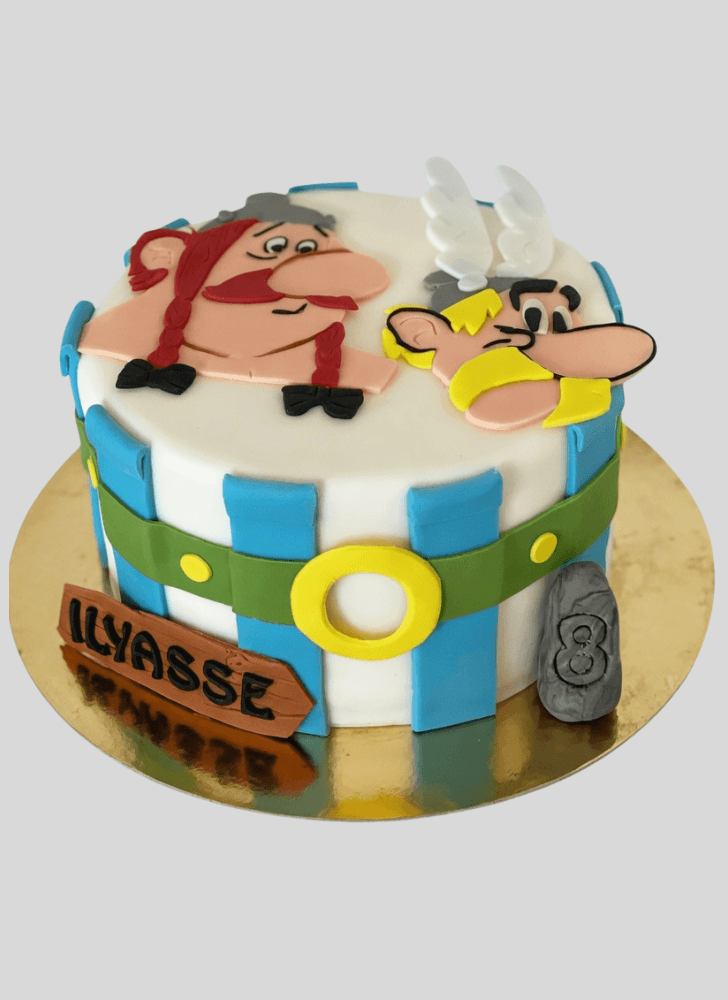 Mesmeric Asterix Cake