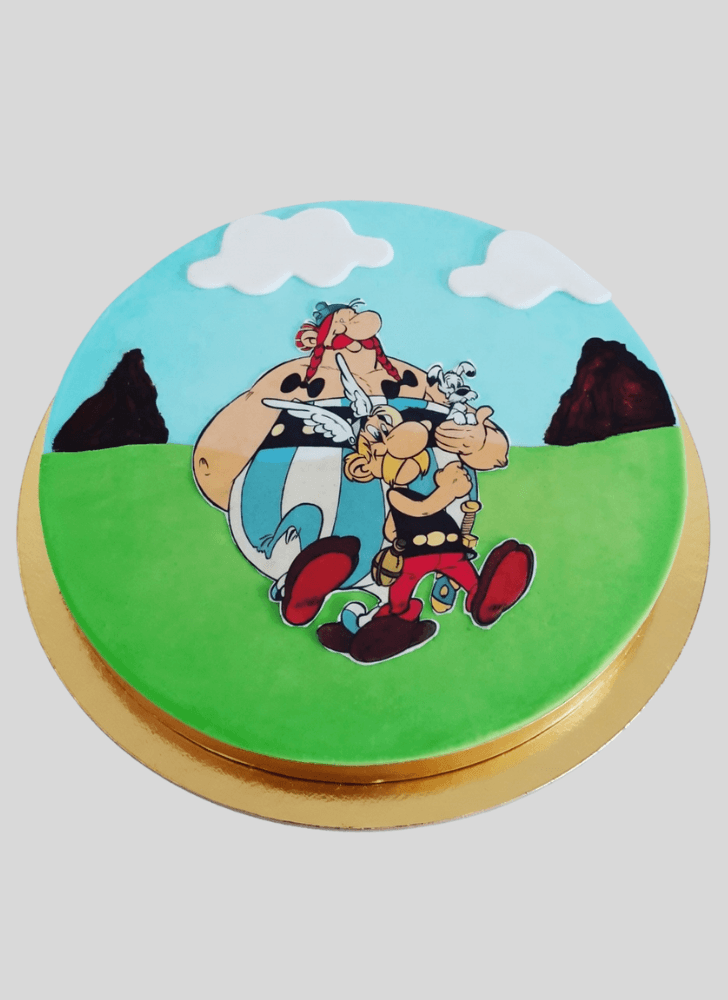 Radiant Asterix Cake