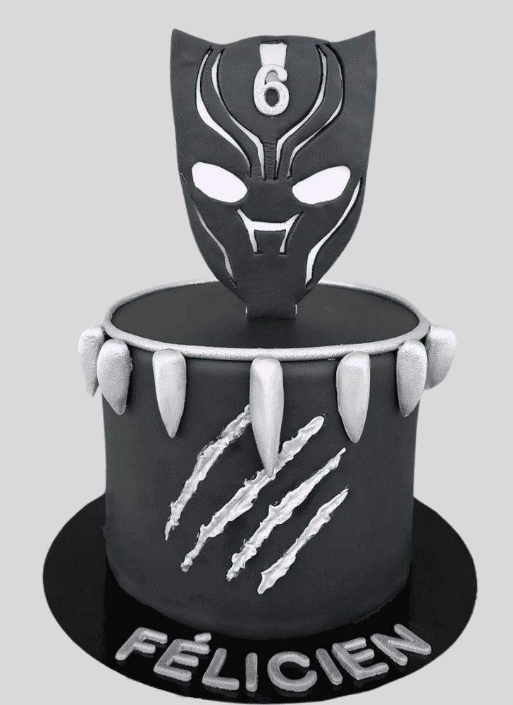 Dazzling Black Panther Cake