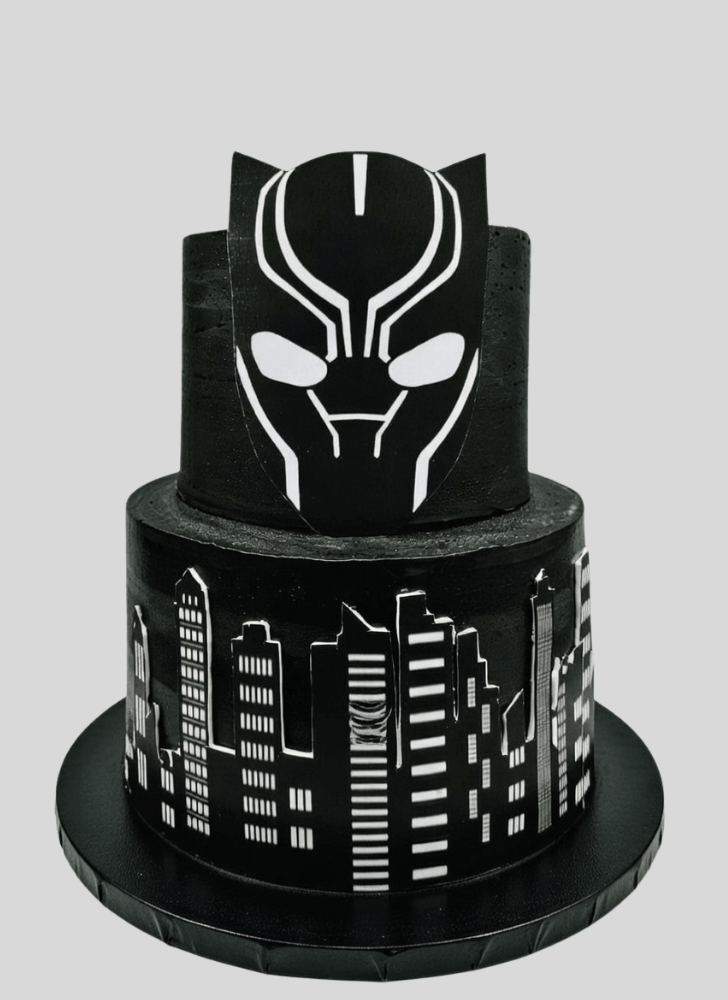 Enthralling Black Panther Cake