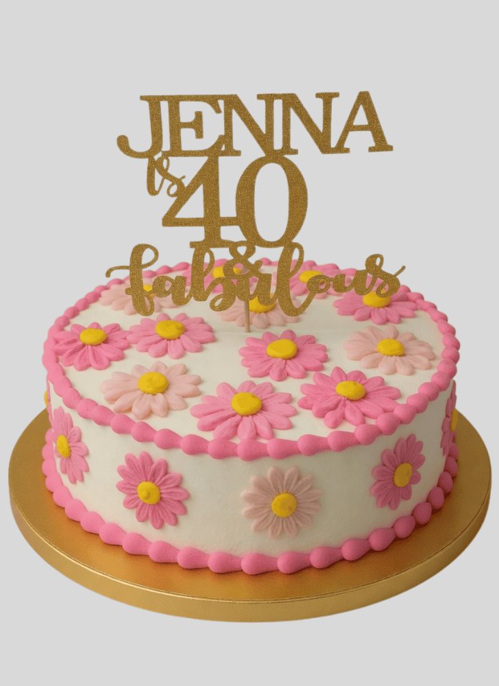 Graceful Daisy Cake