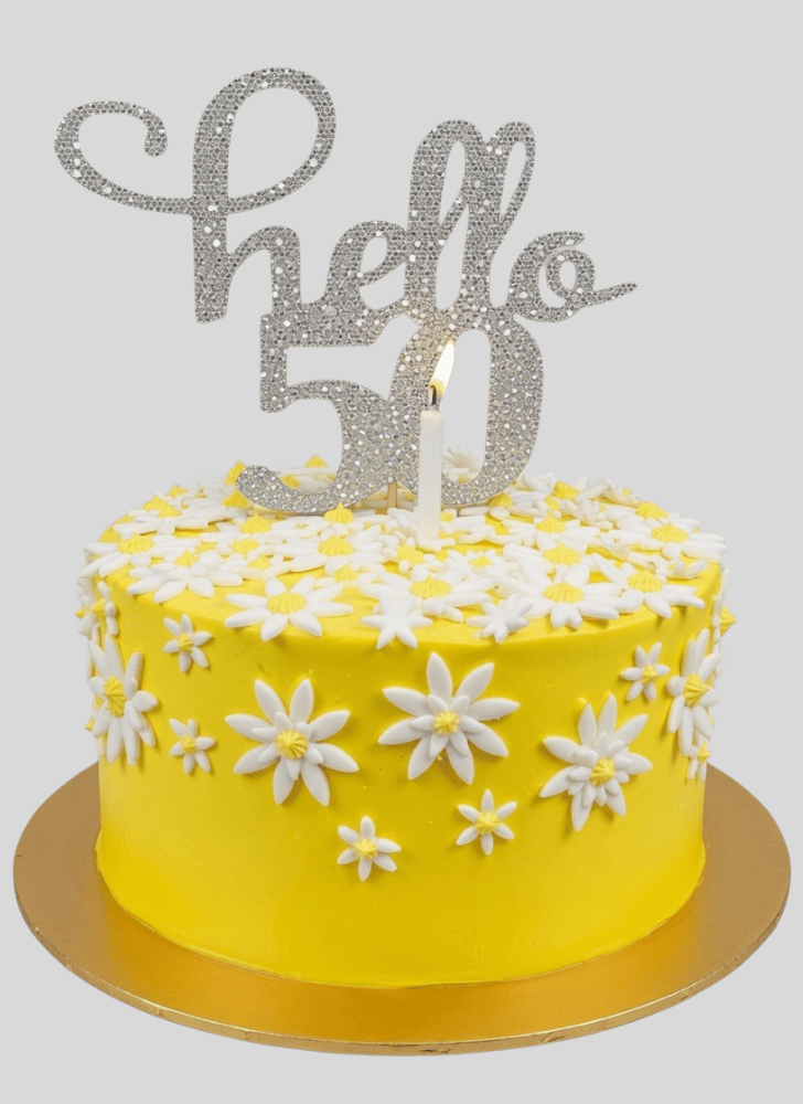Resplendent Daisy Cake