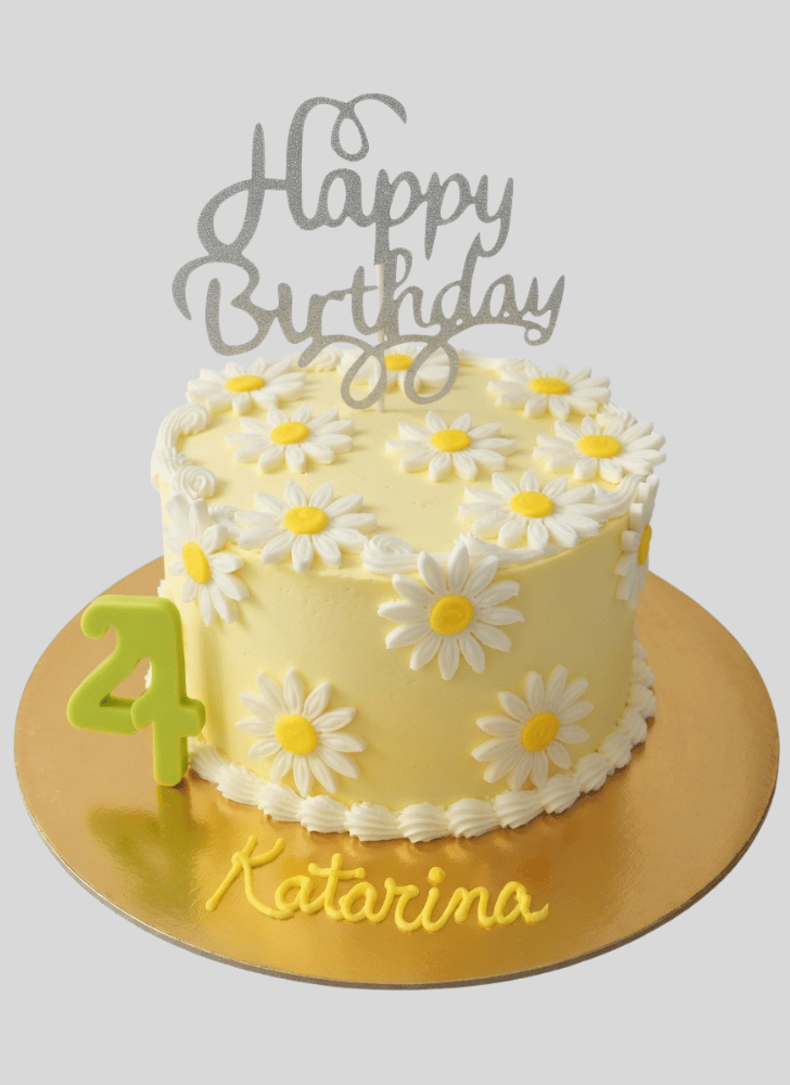Daisyful Daisy Cake Design