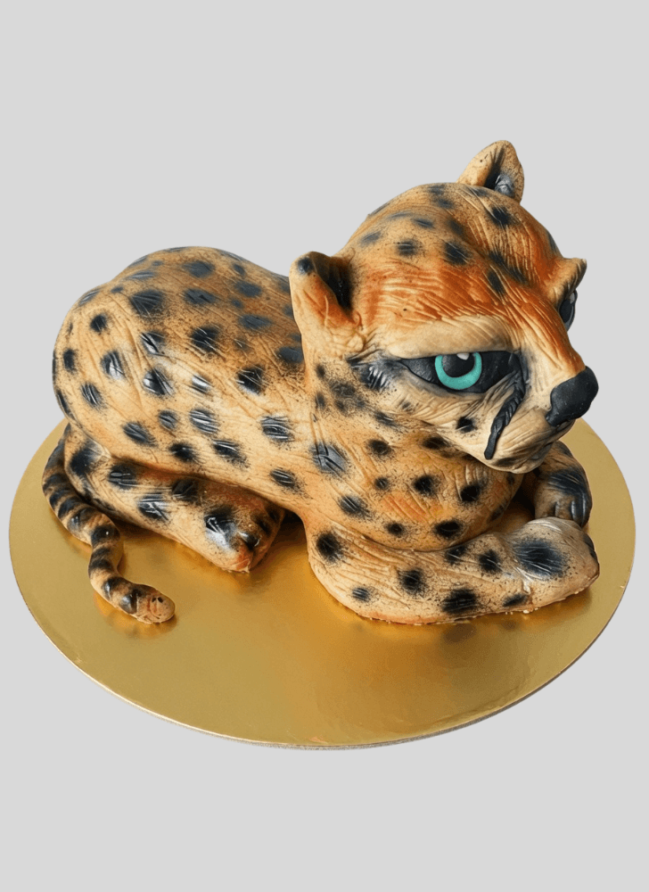 Charming Cheetah Cake