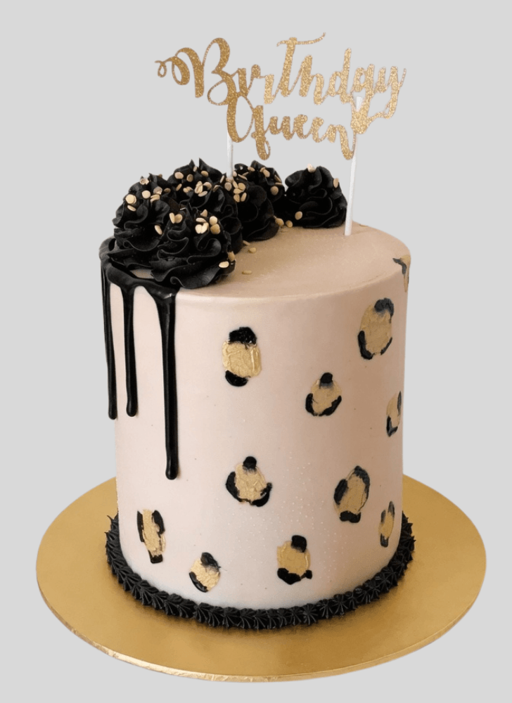 Classy Cheetah Cake
