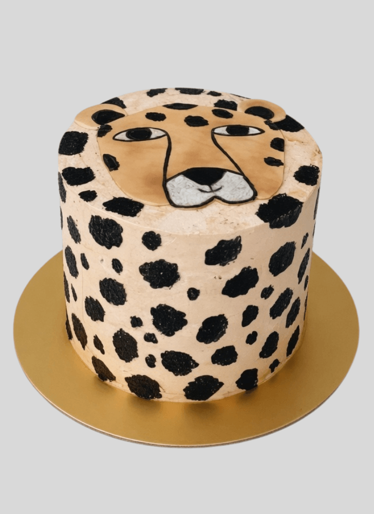 Dazzling Cheetah Cake