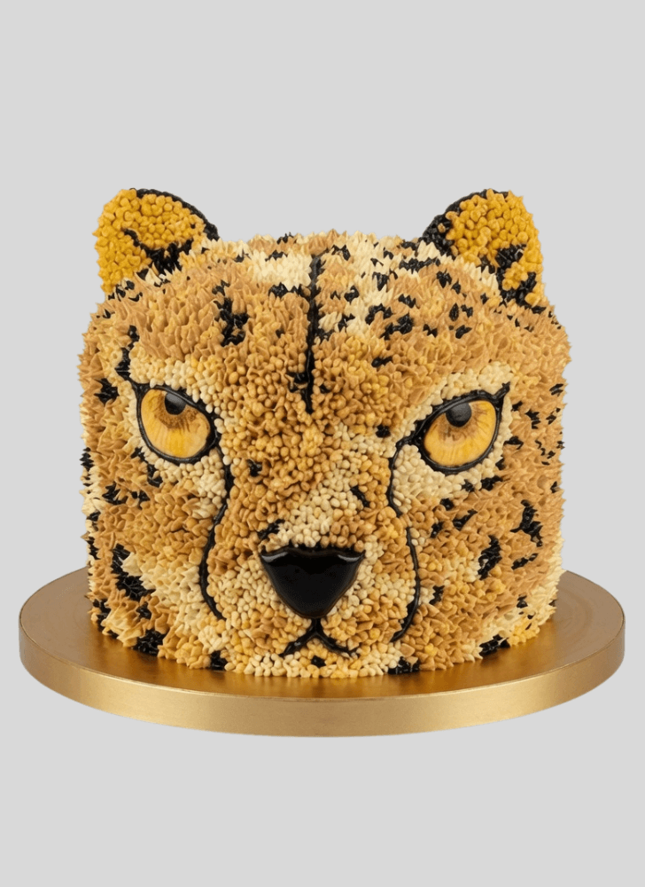 Delicate Cheetah Cake