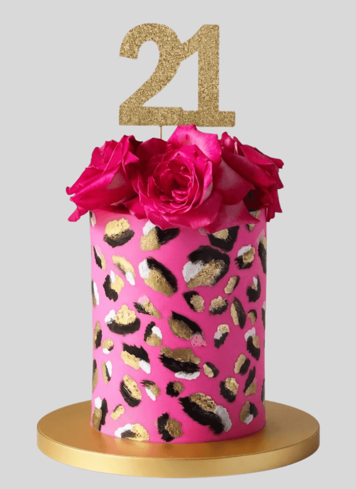 Delightful Cheetah Cake