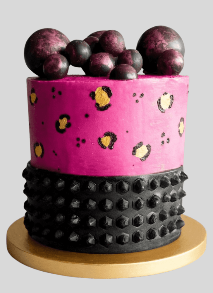 Elegant Cheetah Cake