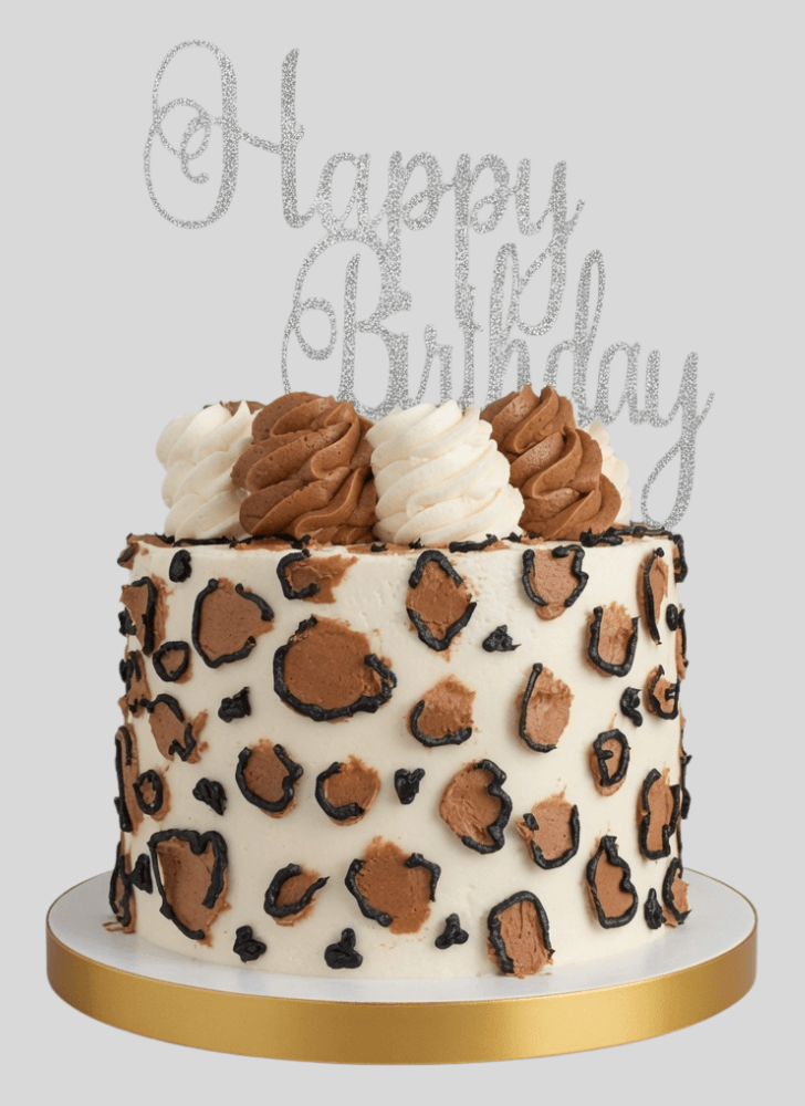 Excellent Cheetah Cake