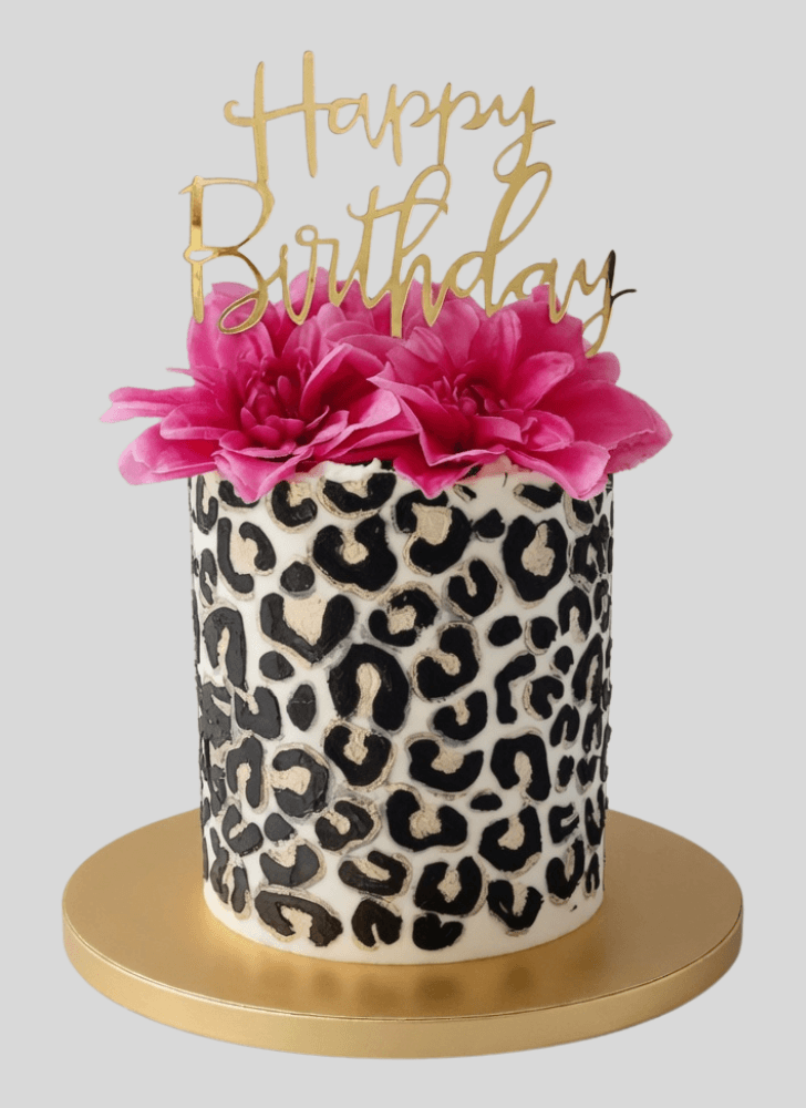 Exquisite Cheetah Cake
