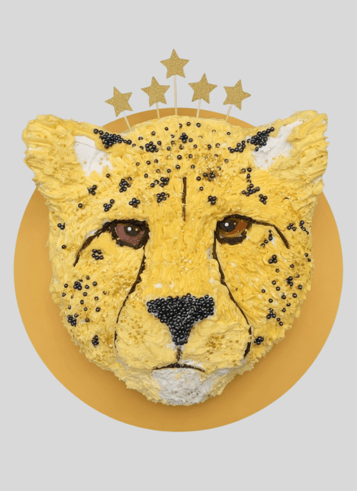 Gorgeous Cheetah Cake