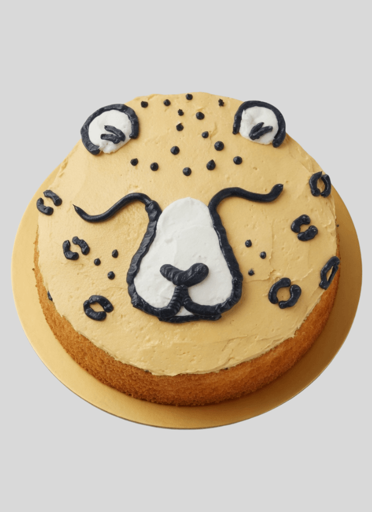 Graceful Cheetah Cake