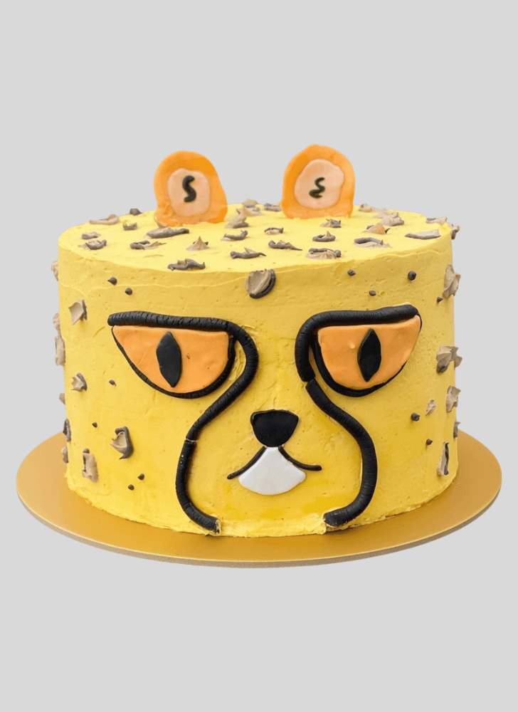 Handsome Cheetah Cake