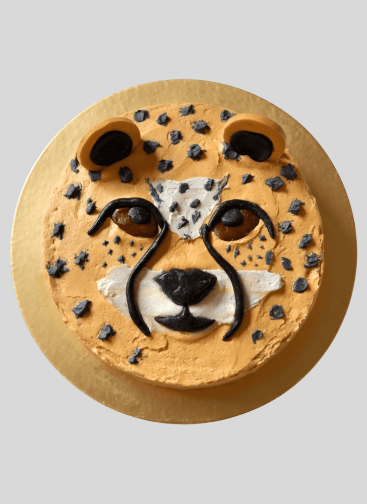 Mesmeric Cheetah Cake
