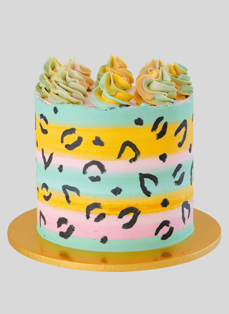 Nice Cheetah Cake